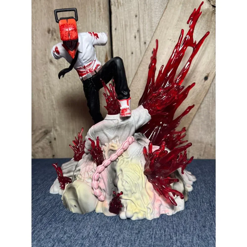 Anime Chainsaw Man Pochita Denji PVC Figure 27CM Model Statue Toy